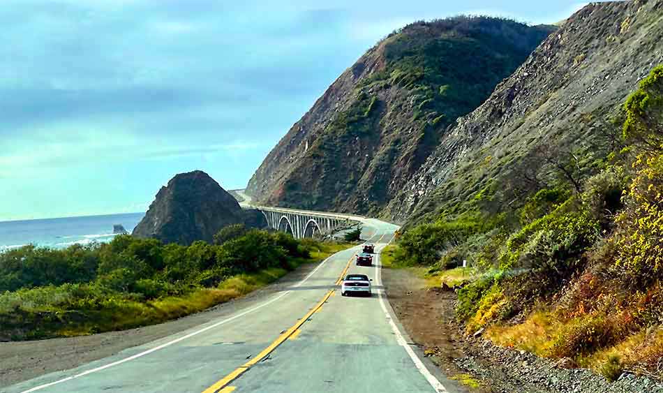 Road to Big Sur, California