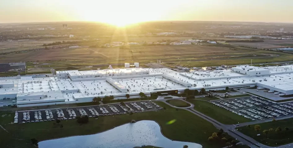 Rivian manufacturing plant, Normal, IL.