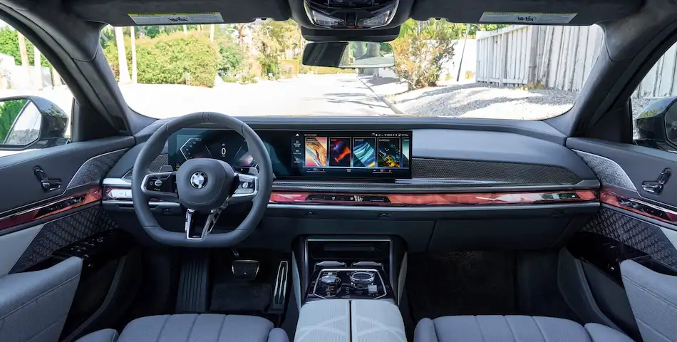 The 2023 BMW i7 is ranked the third-best infotainment, according to Electric Driver.