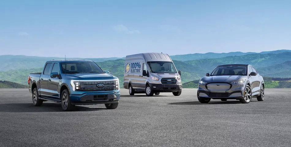 Ford electric vehicle lineup.