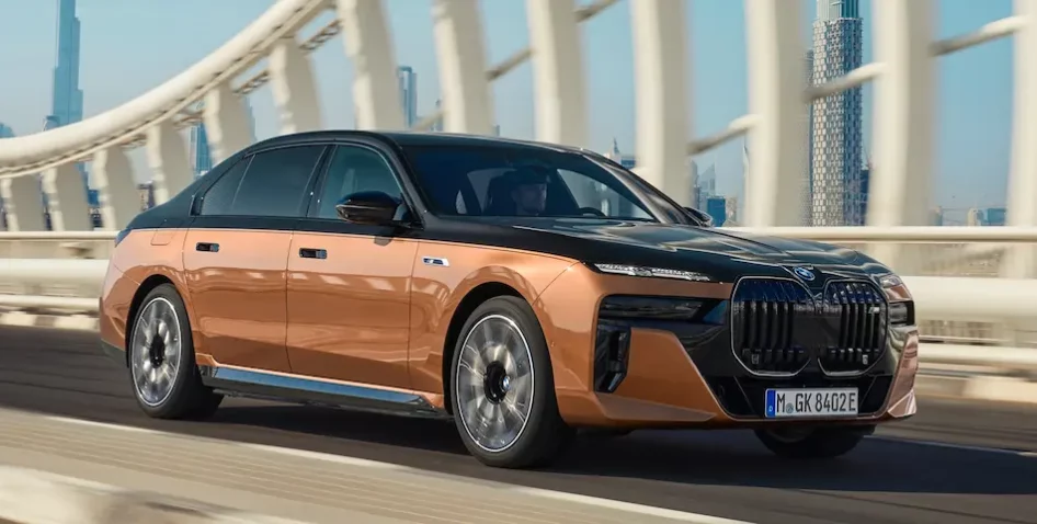 BMW i7 electric vehicle