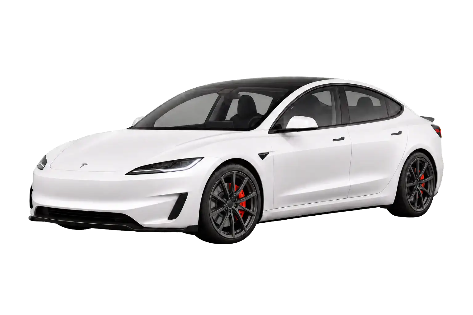 AI-generated vehicle illustration of 2026 Tesla Model 3 Performance; appearance may differ