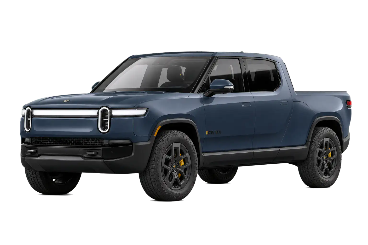 AI-generated vehicle illustration of 2026 Rivian R1T All-Terrain Tri Max (20″ Wheels); appearance may differ