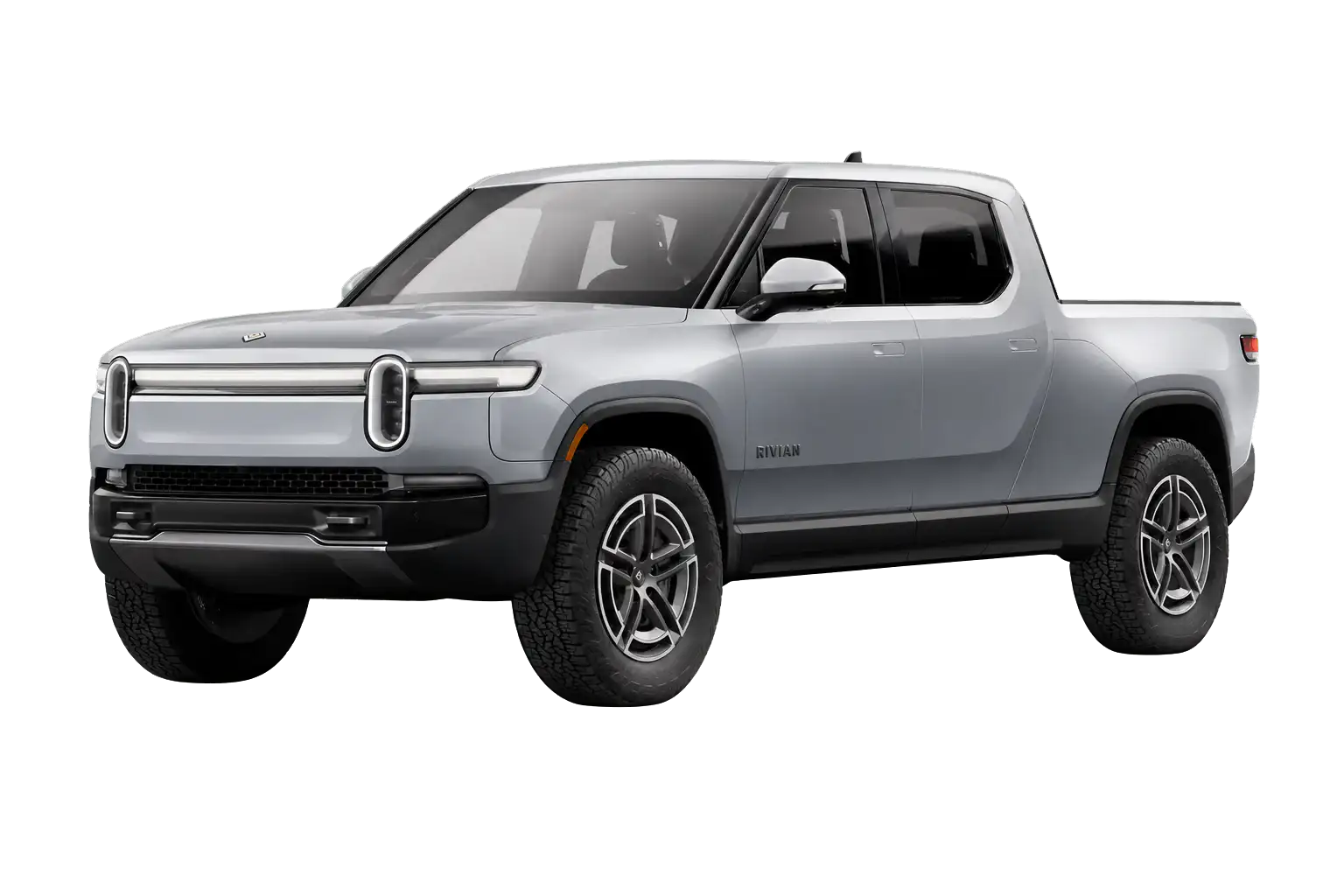 AI-generated vehicle illustration of 2026 Rivian R1T Performance Dual Large (20″ Wheels); appearance may differ