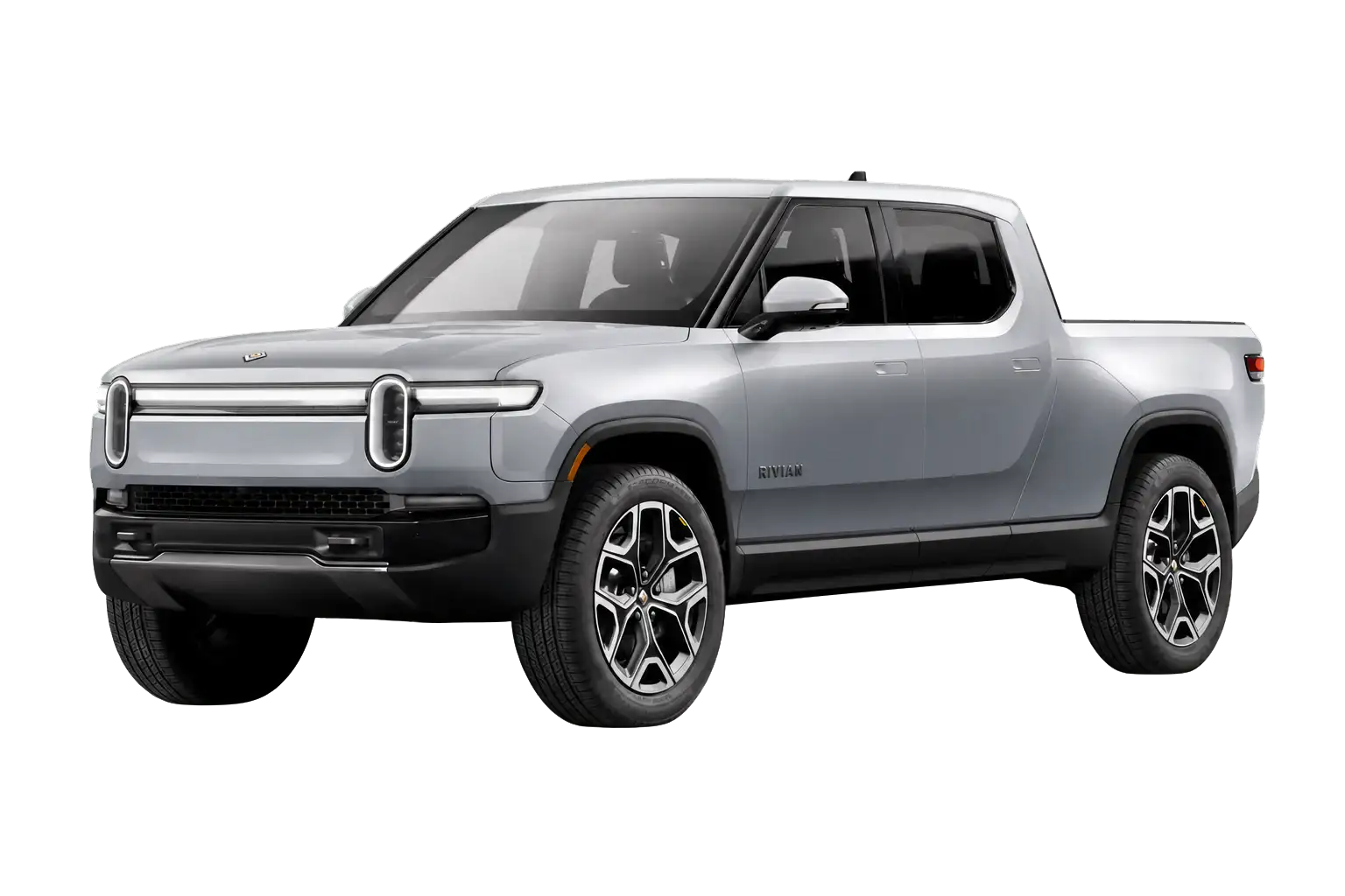 AI-generated vehicle illustration of 2026 Rivian R1T Performance Dual Large (22″ Wheels); appearance may differ