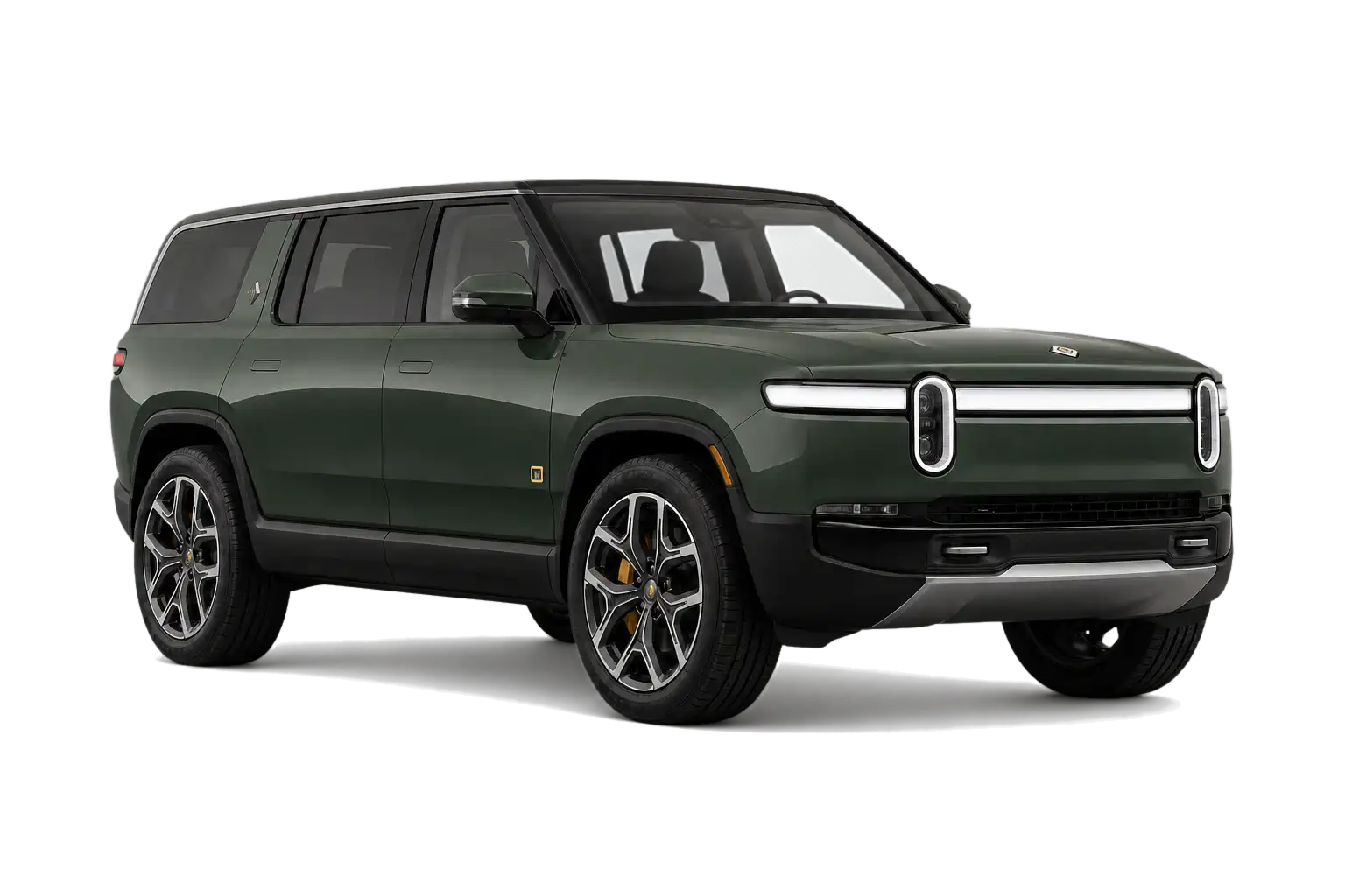 AI-generated vehicle illustration of 2026 Rivian R1S Tri Max (22″ Wheels); appearance may differ
