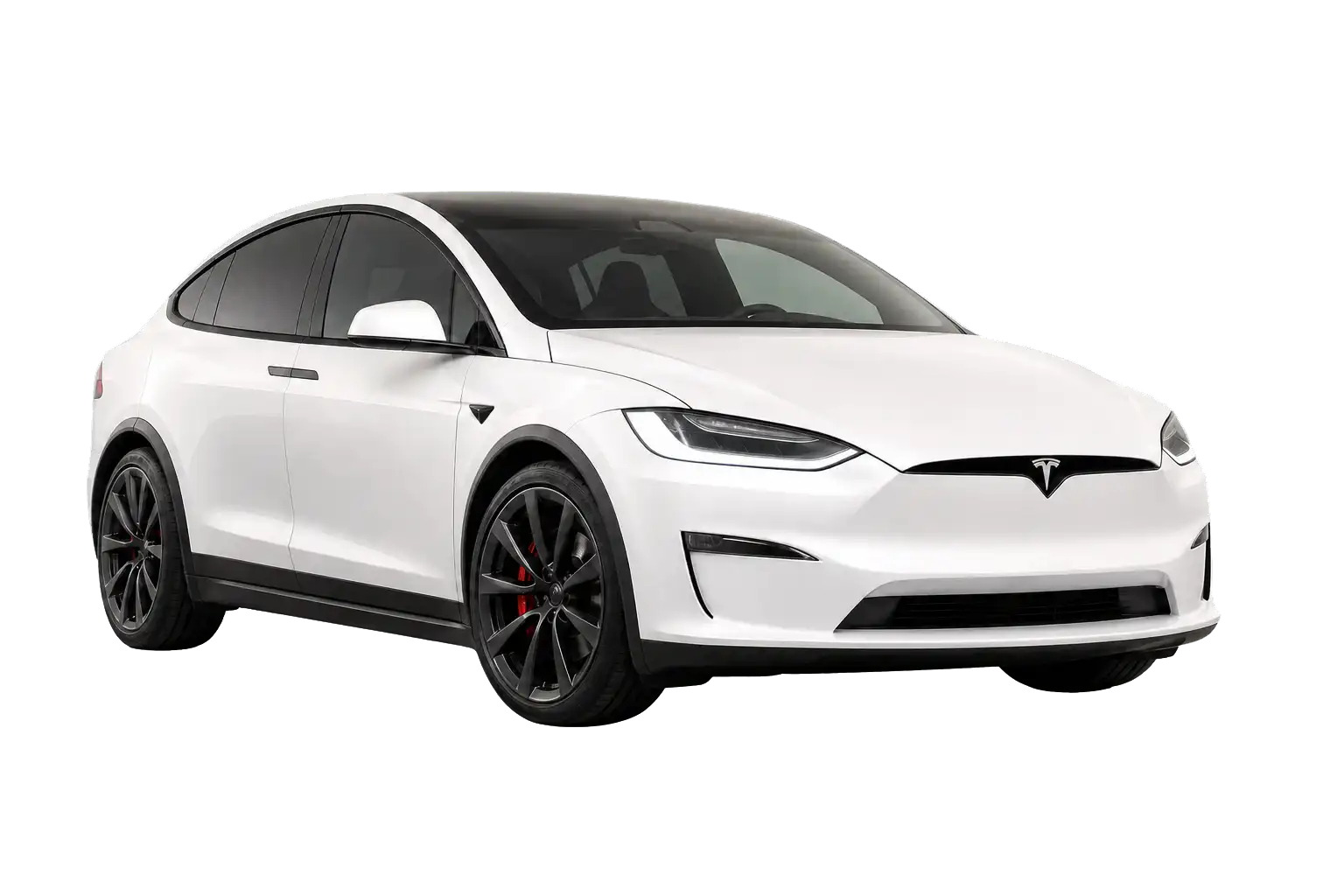 AI-generated vehicle illustration of 2024 Tesla Model X Plaid (22″ Wheels); appearance may differ